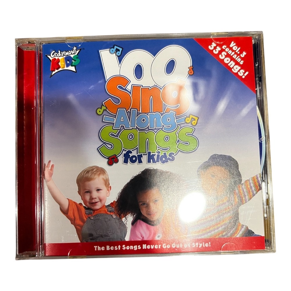 Cedarmont Kids 100 Sing Along Songs for Kids Vol‎ 3 CD 33 Tracks 084418054428